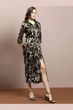 ATHENA Floral Printed Shirt With Skirts