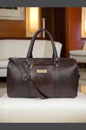 THE CLOWNFISH Jordan Brown Solid Duffle Bag