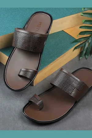 Metro Men Leather Comfort Sandals