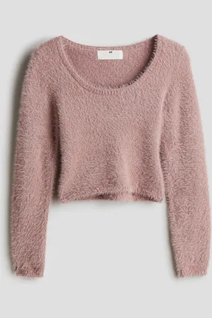 H&M Girls Fluffy-Knit Jumper