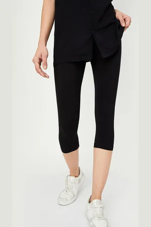 Max Collection Women Mid-Rise Three Fourth Leggings