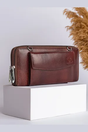THE CLOWNFISH Women Leather Zip Around Wallet