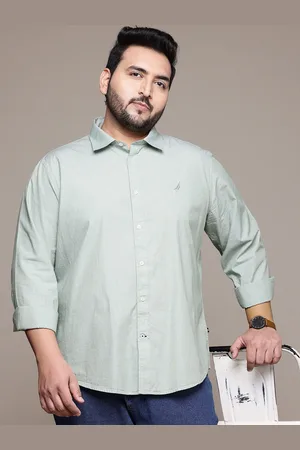 Nautica Men Plus Size Slim Fit Casual Shirt