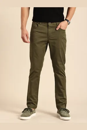 Being Human Men Cropped Fit Chinos Trousers