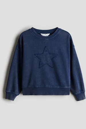 H&M Girls Motif-Detail Sweatshirts