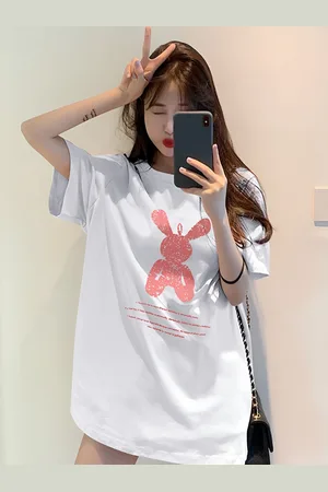 LULU & SKY Women Graphic Printed Round Neck T-shirt