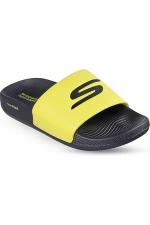 Skechers HYPER SLIDE - DERIVER Men Solid Open Toe Slip On Sliders