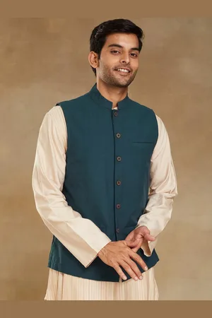 Fabindia Woven Nehru Jacket