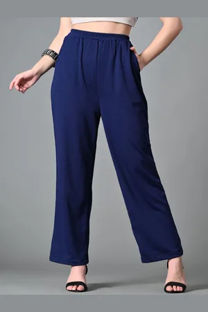 Roadster The Lifestyle Co Loose Fit Wide Leg Trousers
