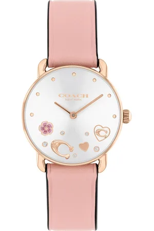 Coach Women Elliot Embellished Analogue Watch 14504306