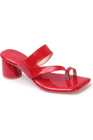 Mast & Harbour Women Partywear Block Sandals