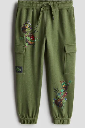 H&M Boys Printed Cargo Joggers