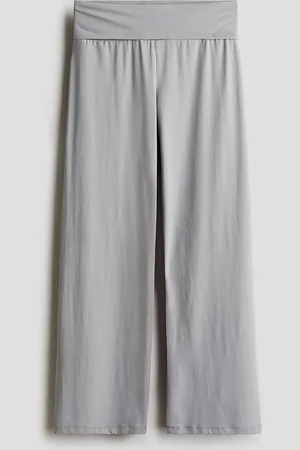 H&M Girls Wide Leg Jersey Trousers