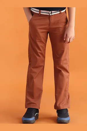 Ralph Lauren Boys Solid Cotton Urban Slim Regular Fit Trouser