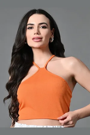 Roadster The Lifestyle Co Ribbed Halter Neck Sleeveless Top