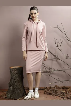 ATHENA Fleece Sweatshirt & Midi Skirt