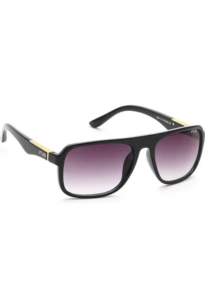 Idee Men Rectangle Sunglasses with UV Protected Lens IRS1224C1SG