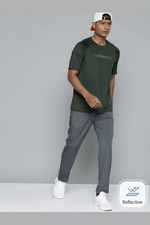 HRX Men Printed Rapid-Dry Reflective Sports T-shirt