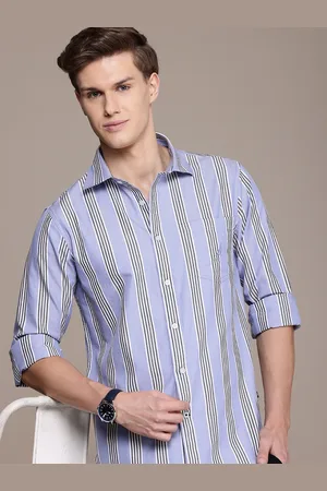 Nautica Men Smart Slim Fit Striped Pure Cotton Casual Shirt