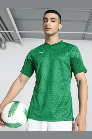 PUMA Men TeamCUP dryCELL Abstract Printed Football Training Jersey