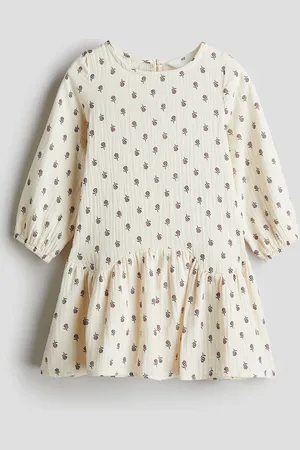 H&M Girls Printed Pure Cotton Dress
