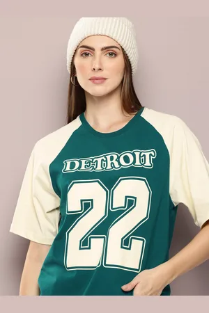 Dillinger Women Typography Printed Oversized T-shirt