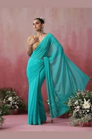 Swtantra Pure Chiffon Saree