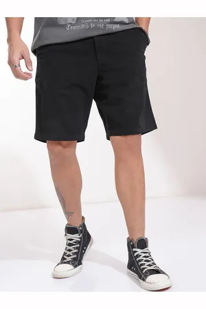 Highlander Men Solid Cotton Shorts