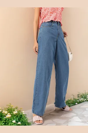 DressBerry Women Effortless Basics High-Rise Baggy Fit Jeans