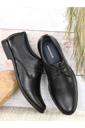 Provogue Men Textured Formal Derbys