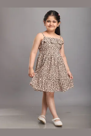 Biglilpeople Girls Animal Printed A-Line Dress