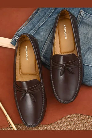 Provogue Men Slip-On Round Toe Loafers