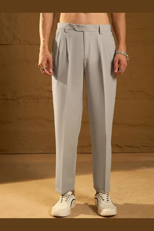 DENNISON Men Double Pleated Korean Baggy Fit Trouser