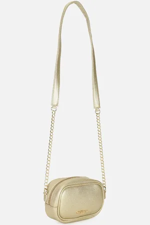 Carlton London Women Textured Miniature Leather Sling Bag