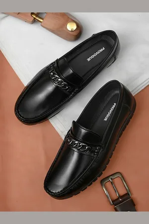 Provogue Men Slip-On Round Toe Loafers