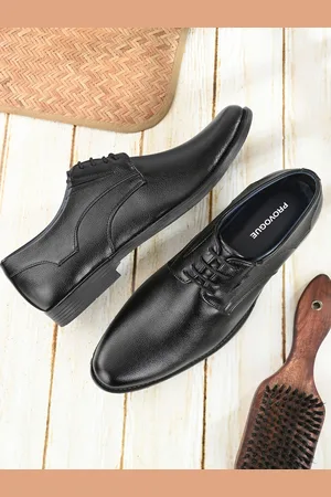 Provogue Men Round-Toe Lace-Ups Formal Derbys