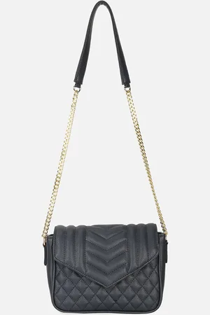 Carlton London Women Textured Structured Leather Sling Bag