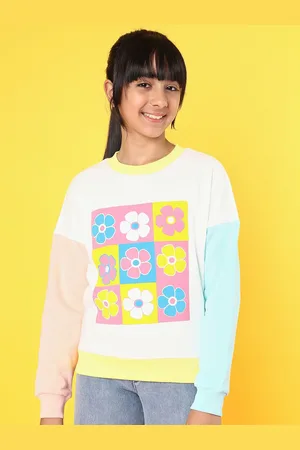 Nauti Nati Girls Printed Sweatshirt