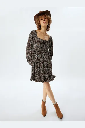 Koton Women Animal Print Fit & Flare Dress