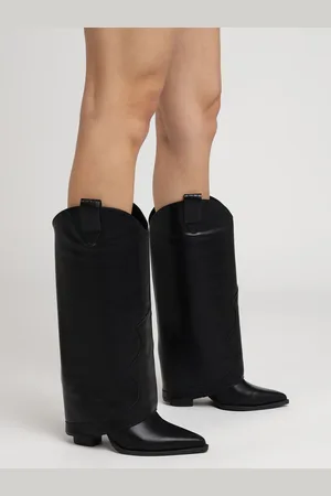 Truffle Collection Women Pointed Toe Block Heel Regular Boots