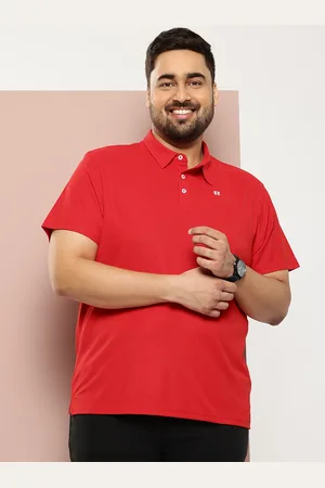 Sztori Men Plus Size Polo Collar T-shirt