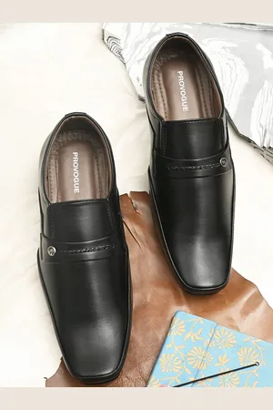 Provogue Men Formal Slip-On Black Shoes