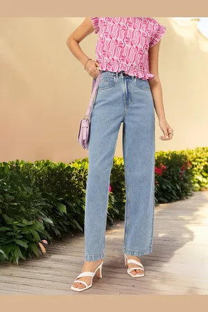DressBerry Women Versatile Vibes High-Rise Baggy Fit Jeans