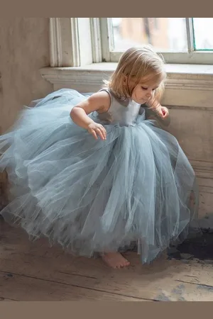 LULU & SKY Girls Maxi Gown Dress