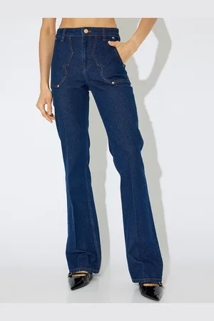 Koton Women Flared High-Rise Trousers