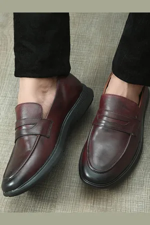 San Frissco Men Leather Formal Loafers