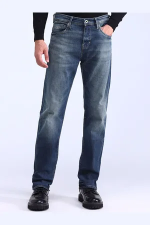 Flying Machine Men Straight Fit Mid-Rise Stretchable Jeans