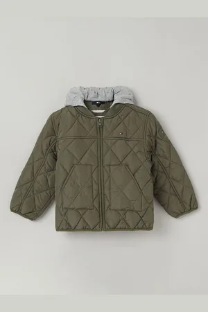 Tommy Hilfiger Kids Boys winter Crop Quilted Jacket