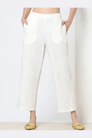 HERE&NOW Women Straight Fit Regular Trousers