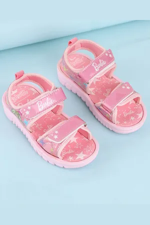 Kidsville Girls Barbie Printed Sandals